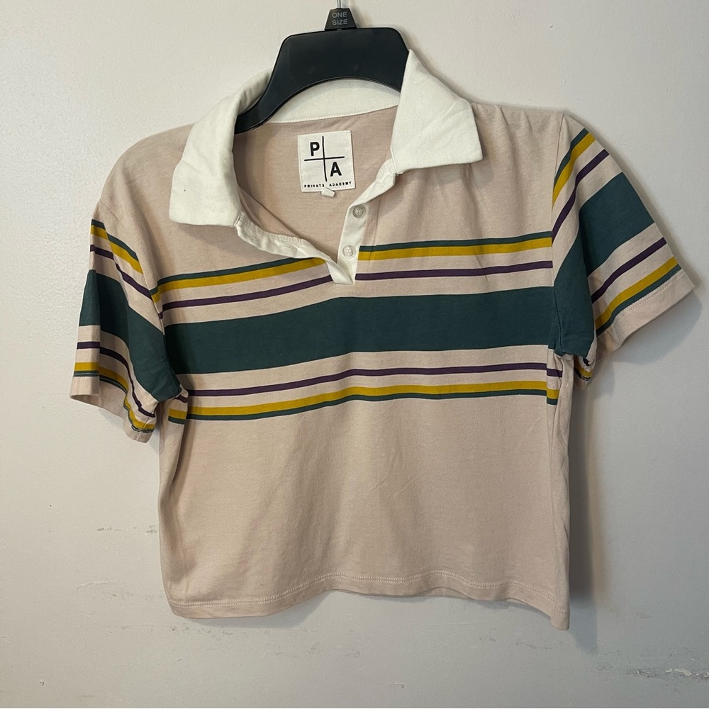 Stripped Crop Top